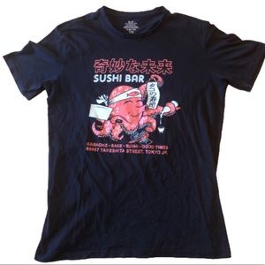 Octopus Sushi Bar Shirt Tokyo Japan